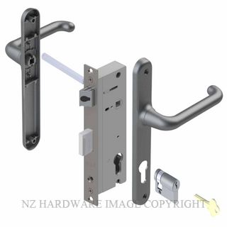 YALE VR82703P VERONA 40MM 2PT 24MM INT-TURN LOCKSET POWDERCOAT