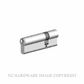 YALE P33016E OFFSET EURO CYLINDER DOUBLE KEYED 62MM/32MM SATIN CHROME