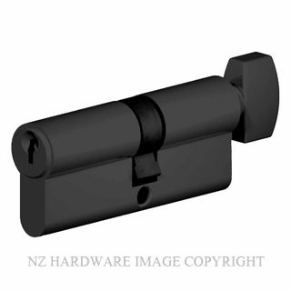 YALE P33034B EURO CYLINDER KEY & TURN 31MM/31MM MATT BLACK
