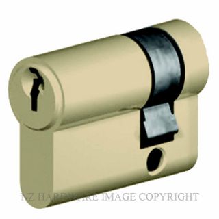YALE P33067 EURO CYLINDER KEY HALF 10MM/26MM POLISHED BRASS