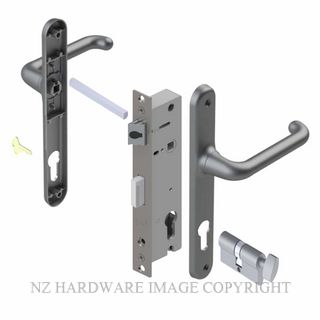 YALE VR82202P VERONA 30MM 2PT 13MM KEY-TURN LOCKSET POWDERCOAT