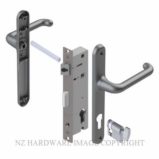 YALE VR82204P VERONA 30MM 2PT 13MM INT-KEY LOCKSET POWDERCOAT
