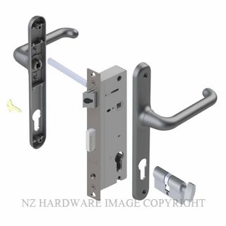 YALE VR82302P VERONA 40MM 2PT 13MM KEY-TURN LOCKSET POWDERCOAT