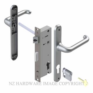 YALE VR82303SC VERONA 40MM 2PT 13MM INT-TURN LOCKSET SATIN CHROME