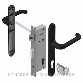 YALE VR82304B VERONA 40MM 2PT 13MM INT-KEY LOCKSET MATT BLACK