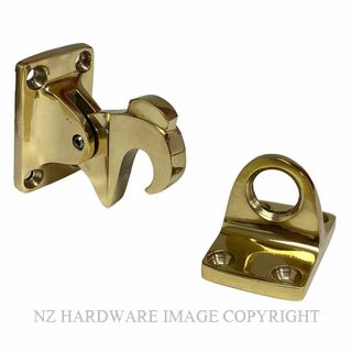 DRAKE & WRIGLEY 1574UB WALL MOUNT LATCHBACK UNLACQUERED BRASS
