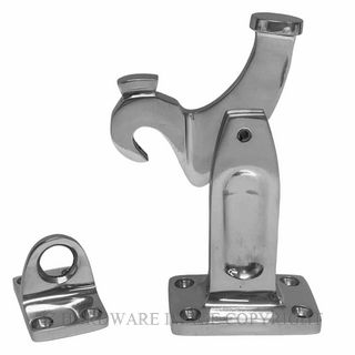 DRAKE & WRIGLEY 1577CP FLOOR MOUNT LATCHBACK CHROME PLATE