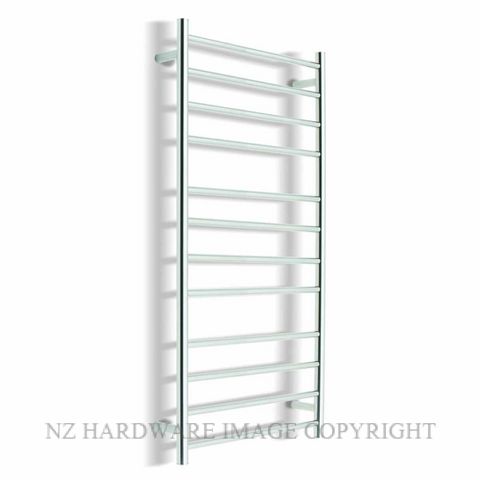 ALEXANDER ELAN 7A16 12 BAR 150R HEATED TOWEL LADDER POLISHED STAINLESS