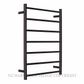 ALEXANDER ELAN 9A05 7 BAR 45R HEATED TOWEL LADDER MATT BLACK