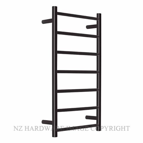 ALEXANDER ELAN 9A08 7 BAR 60R HEATED TOWEL LADDER MATT BLACK