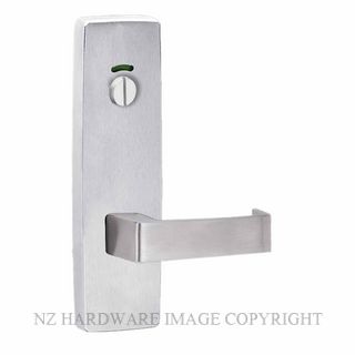 LOCKWOOD 1814/90SC EXTERIOR INDICATING PRIVACY LEVER PLATE SATIN CHROME