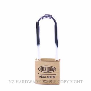 LOCKWOOD L120/30/150/KA2 120 SERIES PADLOCK 30MM WITH 50MM SHACKLE KEYED ALIKE