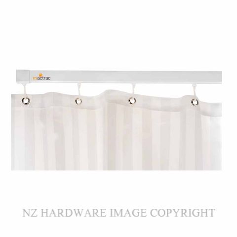 MACTRAC SHOWER CURTAINS WHITE