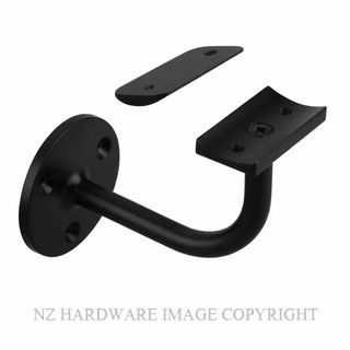 NZ HARDWARE BB1 BLK HANDRAIL BRACKETS MATT BLACK