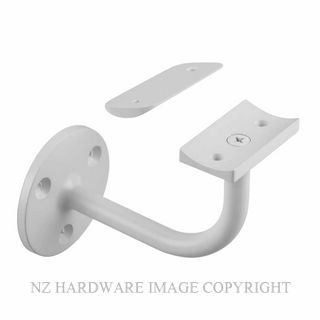 NZ HARDWARE BB1 WH HANDRAIL BRACKETS WHITE