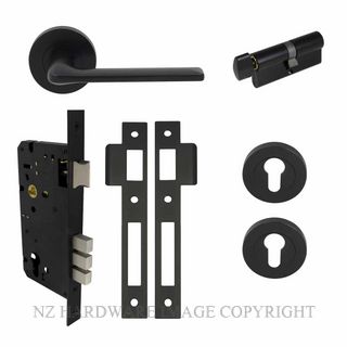WINDSOR 9057-BLK FUTURA SOLAR LOCKING SET MATT BLACK