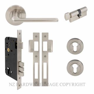 WINDSOR 9057-BN FUTURA SOLAR LOCKING SET BRUSHED NICKEL