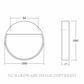 KATALOG VF0496 BAU CABINET KNOB BRUSHED GOLD