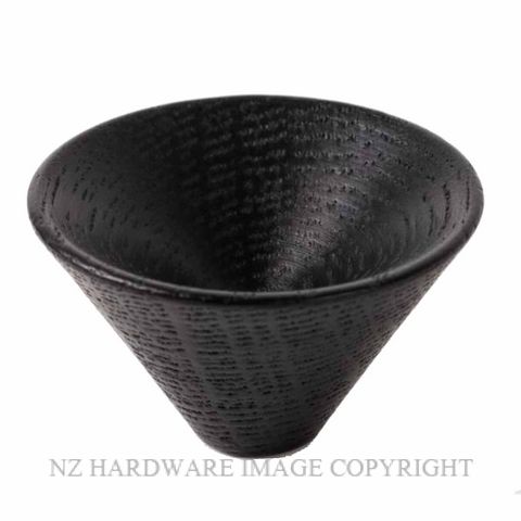 KATALOG VF0538 CONIC CABINET KNOB BLACK STAIN