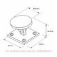 LOCKWOOD EMH50-ARM SPARE ARMATURE FOR FIRE DOOR HOLD BACK