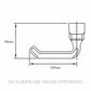 ASSA ABLOY EXI325EA-SIL EXIDOOR EXTERIOR LOCKING LEVER SILVER
