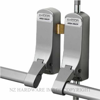 ASSA ABLOY EXI285-SIL EXIDOOR DOUBLE DOOR PANIC BOLT SILVER