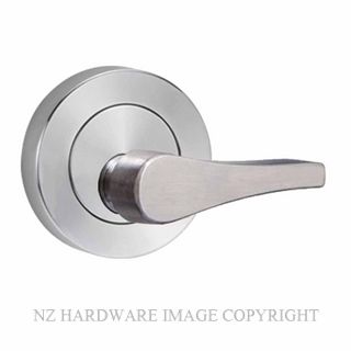 Naples Satin Nickel Bed/Bath Door Lever