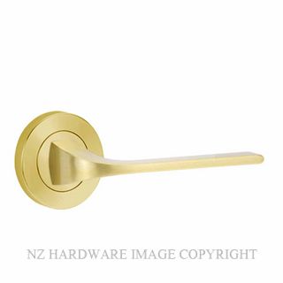 LOCKWOOD 1220/1221/123SB LEVER ON ROSE SATIN BRASS