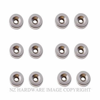 MILES NELSON 332/6CP DOOR MAGNETS PACK 6 PAIR  CHROME PLATE