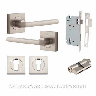IVER 0279KENTR60KK BALTIMORE KEY-KEY ENTRANCE LOCK KITSET SQUARE ROSE SATIN NICKEL