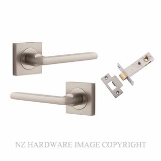 IVER 0279KPASS60 BALTIMORE PASSAGE LATCH KITSET SQUARE ROSE SATIN NICKEL