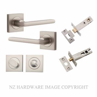 IVER 0279KPRIV60 BALTIMORE PRIVACY LATCH KITSET SQUARE ROSE SATIN NICKEL