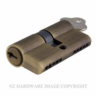 SDG 21601-KA3 EURO CYLINDER 65MM DUAL FUNCTION KEY-KEY SIGNATURE BRASS