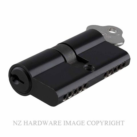 SDG 21603-KA3 EURO CYLINDER 65MM DUAL FUNCTION KEY-KEY MATT BLACK