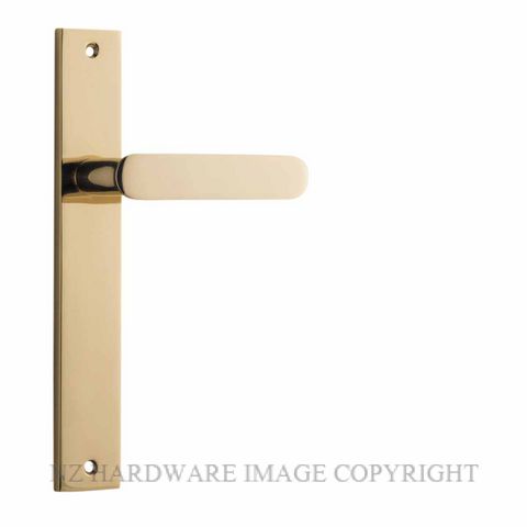 IVER 10248 BRONTE RECTANGULAR PLATE POLISHED BRASS