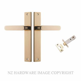 IVER 10248KPASS60 BRONTE RECTANGULAR PASSAGE KITSET POLISHED BRASS