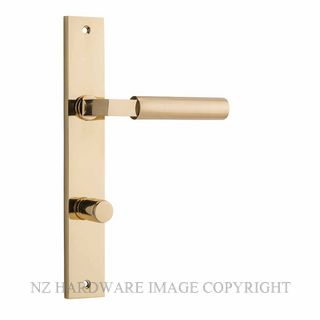 IVER 10250P85 BERLIN RECTANGULAR PRIVACY FURNITURE POLISHED BRASS