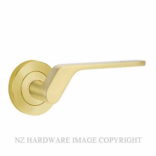 LOCKWOOD 1220/1221/41LPB LEVER ON ROSE POLISHED BRASS