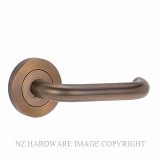 LOCKWOOD 1220/1221/70AZ LEVER ON ROSE ARCHITECTURAL BRONZE