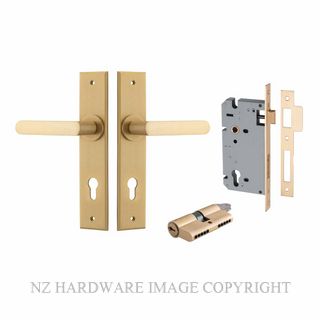 IVER 15368KENTR60KK OSAKA CHAMFERED KEY-KEY ENTRANCE LOCK KITSET BRUSHED BRASS
