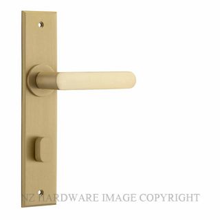 IVER 15368P85 OSAKA CHAMFERED PRIVACY FURNITURE BRUSHED BRASS