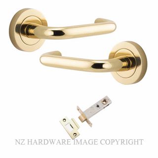 IVER 20350KPASS60 OSLO ROUND ROSE PASSAGE KITSET POLISHED BRASS