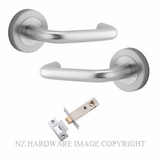 IVER 20355KPASS60 OSLO ROUND ROSE PASSAGE KITSET BRUSHED CHROME