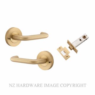 IVER 20356KIBPRIV60 OSLO ROUND ROSE INTERGRATED PRIVACY BRUSHED BRASS