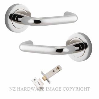 IVER 20358KPASS60 OSLO ROUND ROSE PASSAGE KITSET POLISHED NICKEL