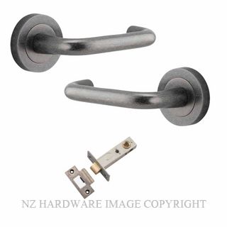 IVER 20357KPASS60 OSLO ROUND ROSE PASSAGE KITSET DISTRESSED NICKEL