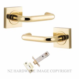 IVER 20360KPASS60 OSLO SQUARE ROSE PASSAGE KITSET POLISHED BRASS