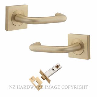 IVER 20366KPASS60 OSLO SQUARE ROSE PASSAGE KITSET BRUSHED BRASS
