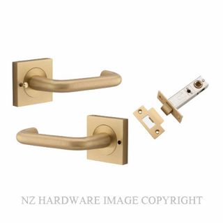 IVER 20366KIBPRIV60 OSLO SQUARE ROSE INTERGRATED PRIVACY BRUSHED BRASS