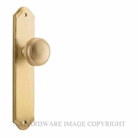 IVER 15326 PADDINGTON SHOULDERED PLATE BRUSHED BRASS